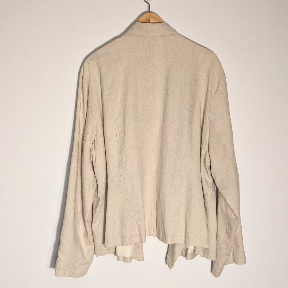 Bagatelle Collection Linen Viscose Drape Front Ja… - image 3